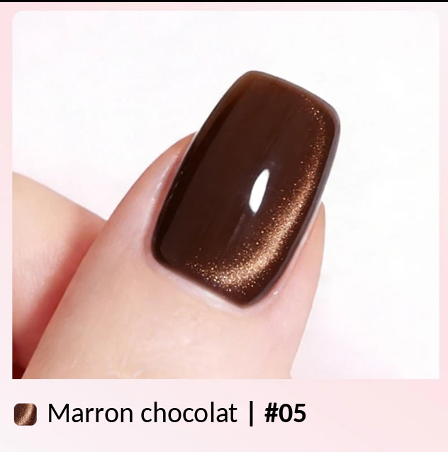 Stylo vernis gel œil de chat PAZT – Format poche, 8 teintes