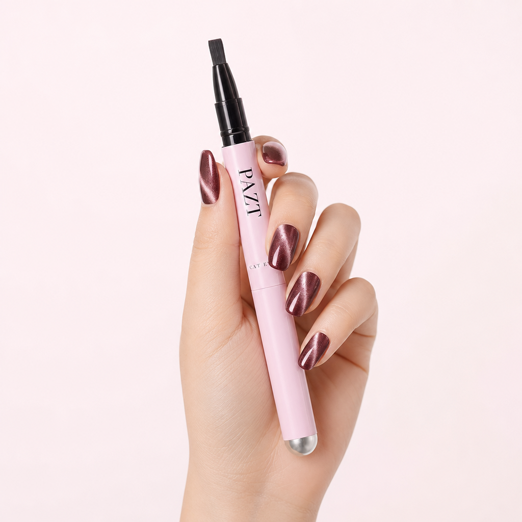 Stylo vernis gel œil de chat PAZT – Format poche, 8 teintes