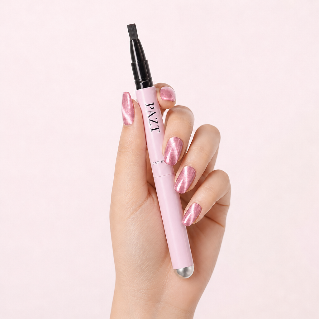Stylo vernis gel œil de chat PAZT – Format poche, 8 teintes