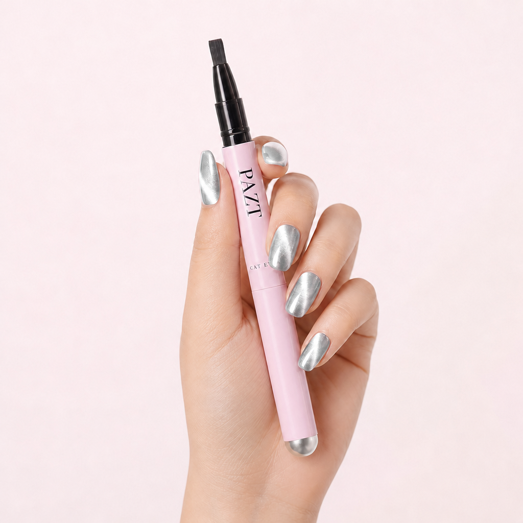 Stylo vernis gel œil de chat PAZT – Format poche, 8 teintes