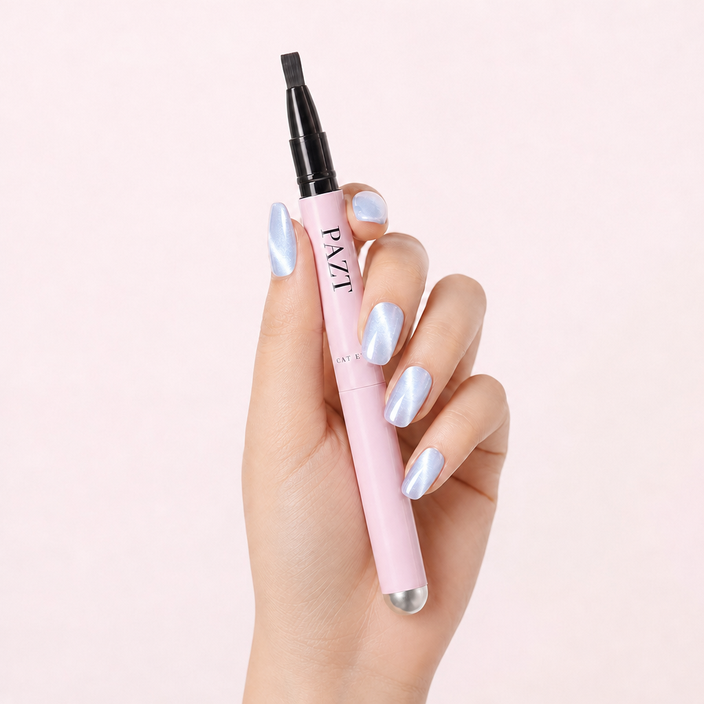 Stylo vernis gel œil de chat PAZT – Format poche, 8 teintes